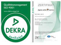 dekra zertifizierung digital archiv service